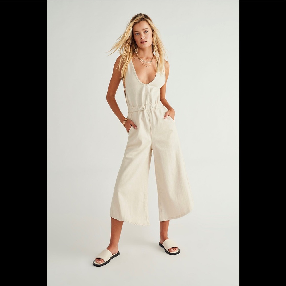 Free People Alora jumpsuit XS NWT